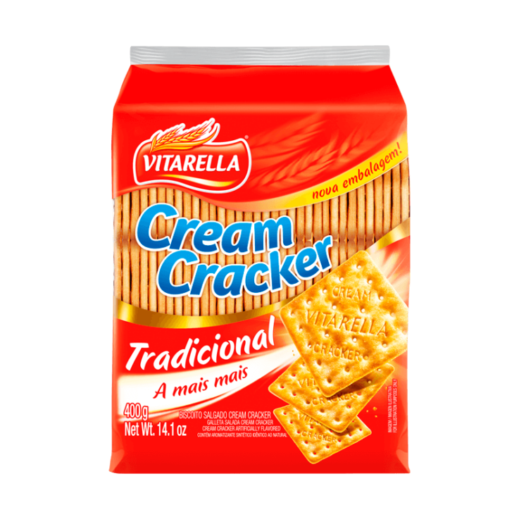 Cream Cracker Tradicional Vitarella Irresistível Assim Só Ela
