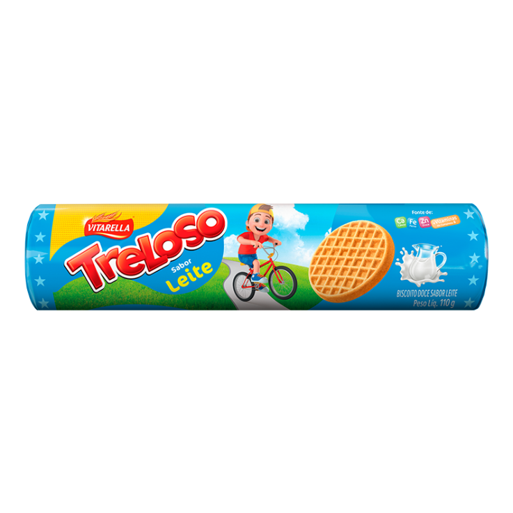 Treloso Biscoito Doce sabor Leite Treloso Biscoito Doce sabor Leite