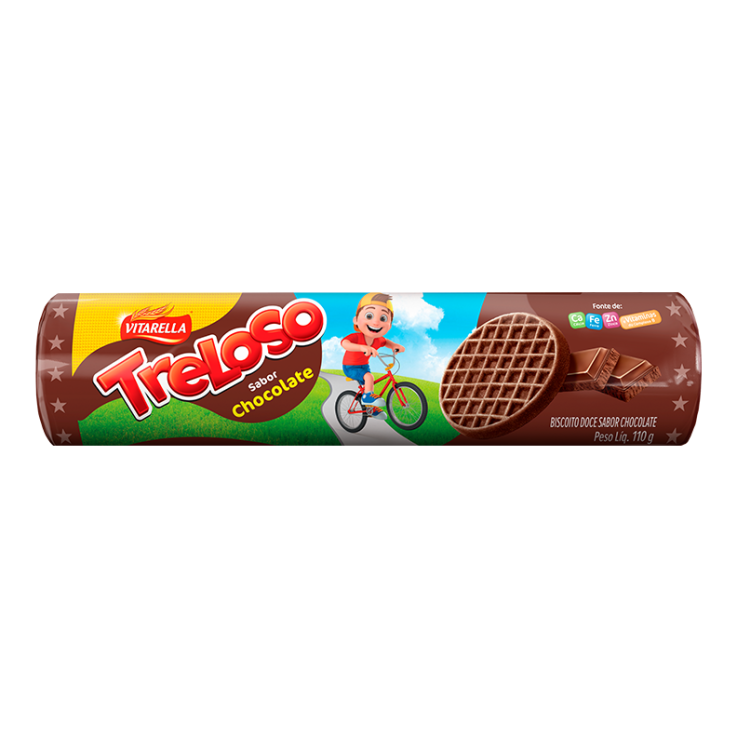 Treloso Biscoito Doce sabor Chocolate