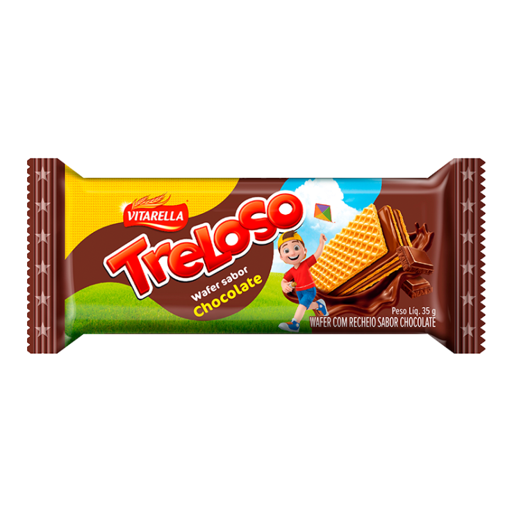 Treloso Wafer sabor Chocolate