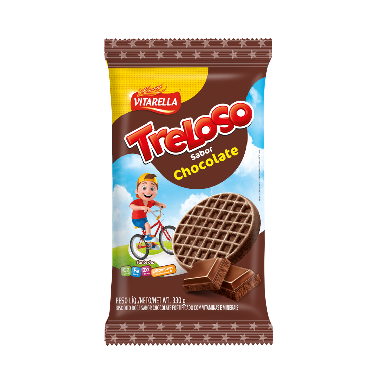 Treloso Biscoito Doce sabor Chocolate
