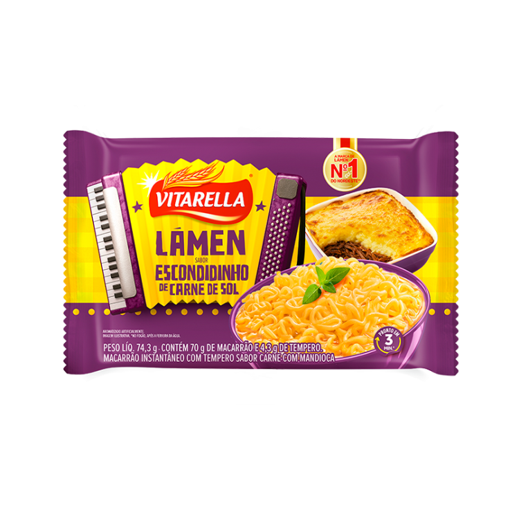 Macarrão Instantâneo com Tempero sabor Carne Macarrão Instantâneo com Tempero sabor Carne