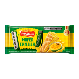 Wafer com recheio sabor Canjica