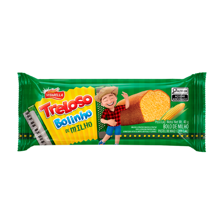 Treloso Bolinho sabor Milho Treloso Bolinho sabor Milho